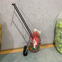 Hand-Pushed Roller Seeder for Small Grains and Vegetables