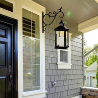 Wall-Mounted Plant Hanger Bracket for Planters, Bird Feeders, Wind Chimes, Lanterns