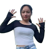 Summer Outdoor UV Protection Ice Silk Shawl with Integrated Sleeves for Yoga and Sports