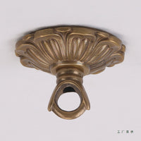 Antique Brass Ceiling Hook for Lanterns, Bird Cages, Planters, and Decorations