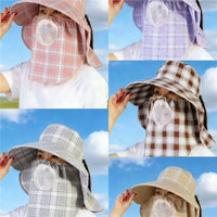 Women's Sun Protection Shawl Hat for Outdoor Activities