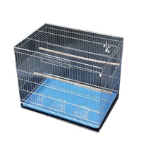 Large Galvanized Breeding Bird Cage for Parakeets, Mynahs, Peonies, Cockatiels - Thickened Metal Aviary