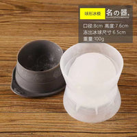 Spherical Silicone Ice Ball Mold for Cocktails and Drinks