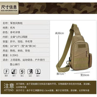 Multifunctional Fishing Tackle Bag Waist Pack Outdoor Shoulder Crossbody Backpack Waterproof Wear-resistant Fishing Tool Bag