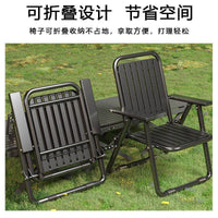 Portable Folding Recliner Chair for Outdoor Camping Beach Patio Picnic