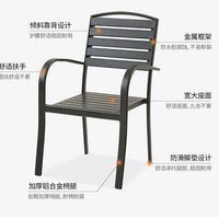 Outdoor Cast Aluminum Bistro Table and Chairs Set for Patio, Cafe, and Garden