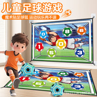 Kids Indoor Soccer Game Mat Set with Goalkeeper for Family Fun