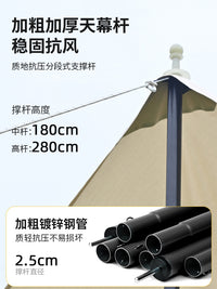 Moyu Outdoor Octagon Tarp Tent for Camping, Picnic, Sunshade, Rainproof, UV Protection