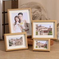 Wooden Hollow 3D Photo Frame for Tabletop or Wall Mounting, Multiple Sizes