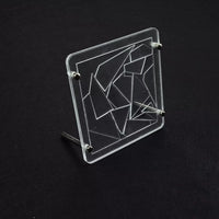 Clear Acrylic Irregular Jigsaw Puzzle for Adults, Brain Teaser Stress Relief Challenge