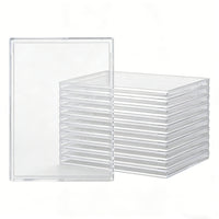 Clear Toploader for Kpop Photocards, Trading Cards, and Instax Photos - Display Stand and Collector Holder