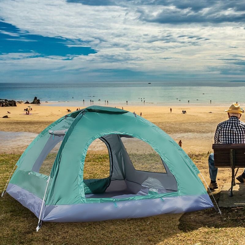 Automatic Pop-Up Beach Tent UV Protection Portable Outdoor Camping Shelter