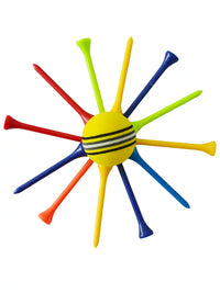 Durable ABS Plastic Golf Tees - Multi-Color & Multi-Size