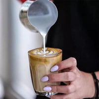 Ins Style Vintage Dirty Coffee Glass Cup for Cold Brew Iced Americano Latte