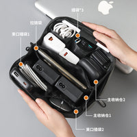 Portable Multi-layer Electronic Organizer Bag for Cables, Earphones, and Power Banks