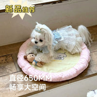 Pet Cooling Mat for Cats and Dogs, Summer Gel Ice Pad for Relief from Heat