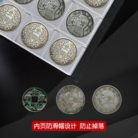 144-Pocket Coin Collection Album for Commemorative Silver and Ancient Coins