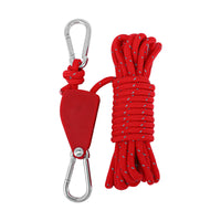 Reflective Guy Ropes with Metal Tensioners for Tents and Tarps, 4mm/6mm