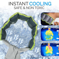 Pet Cooling Scarf for Cats and Dogs, Summer Long-Lasting Cooling Collar