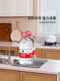 Foldable Silicone Dish Drying Rack for Kitchen Sink