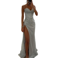 Women's European & American Style Elegant Evening Gown Maxi Dress