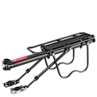 Quick Release Aluminum Alloy Bicycle Rear Rack with Optional Basket