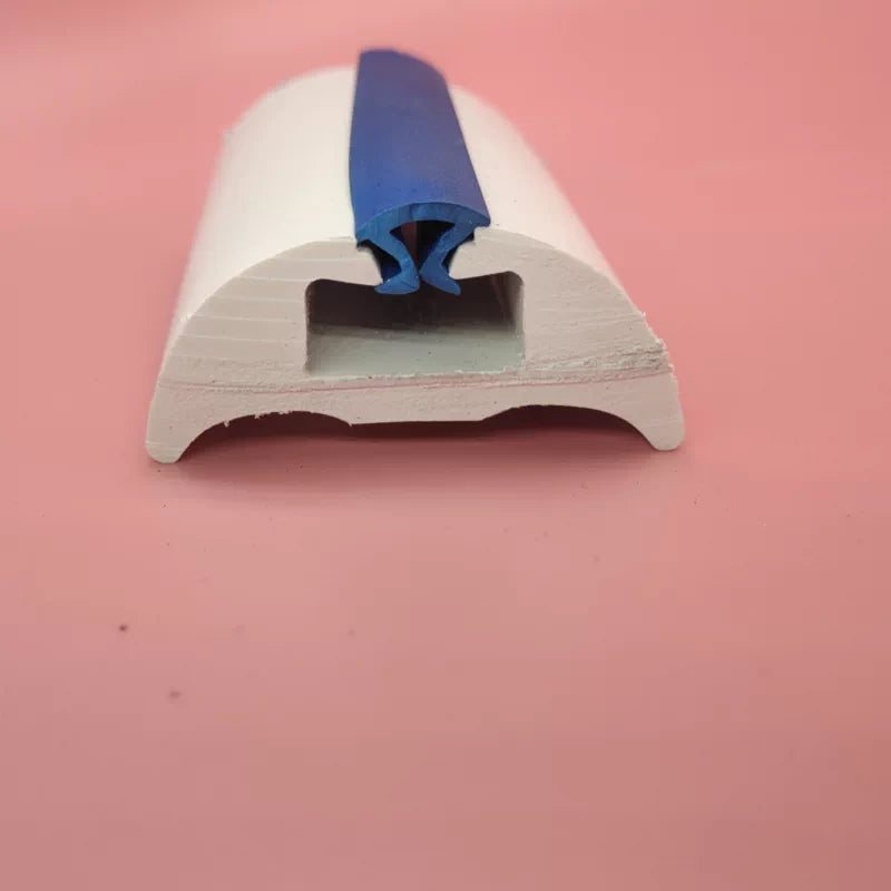 Marine Boat Fender Strip for Yachts and Motorboats, Fiberglass Dock Bumper Guard