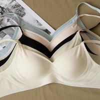 Seamless Wireless Minimizer Bra for Large Busts, Thin Light Jelly Gel, Anti-Sagging, Side Support