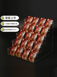 Acrylic Trading Card Display Stand Multi-layer Clear Storage Box for Collectible Cards