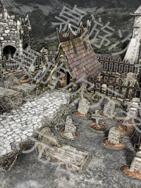 Battle Systems Graveyard Terrain for Tabletop Wargames and RPGs