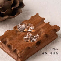 Natural White Crystal Mala Prayer Bead Set for DIY Jewelry Making