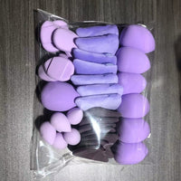 35-Piece Makeup Sponge Set with Mini Powder Puffs and Cosmetic Blenders