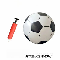 Inflatable 9-inch Watermelon, Basketball, and Soccer Balls for Kids' Indoor/Outdoor Play