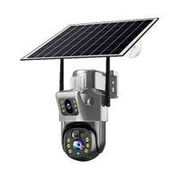 V380 Solar Powered Outdoor Wireless 4G/WiFi HD Security Camera with Remote Monitoring