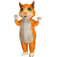Inflatable Cartoon Animal Costume for Adults - Cat, Dog, Duck