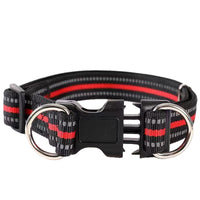 Reflective Adjustable Dog Collar for Medium to Large Breeds