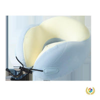 Memory Foam Travel Neck Pillow with Portable Storage Set for Airplanes and Trains