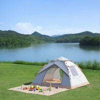 Automatic Pop-Up Camping Tent for 2-5 People, Waterproof UV Protection Outdoor Shelter
