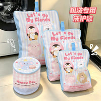 Cartoon Laundry Bag Set for Delicates and Woolens, Anti-deformation Fine Mesh Washing Bags
