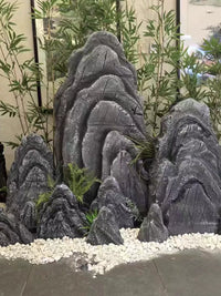 Artificial Taihu Stone Mountain Prop for Film, Stage, Window Display, Wedding Decor, and Landscaping