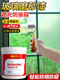 Privacy Frosted Glass Paint for Bathroom Windows and Doors, Opaque Glazed Tile Art Paint