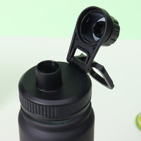 Large Capacity Gradient Color Water Bottle with Scale Markings for Sports and Outdoor Activities