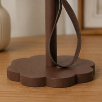Wooden Yarn Holder with Rotating Spool for Knitting and Crocheting, Detachable Thread Organizer