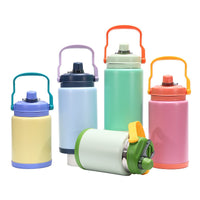 304 Stainless Steel Insulated Water Bottle with Handle, Large Capacity Travel Thermos for Outdoor Sports