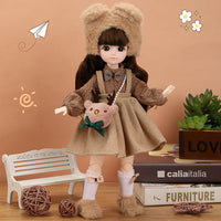 BJD Doll Forest Series 30cm Princess Doll with Clothes and Accessories