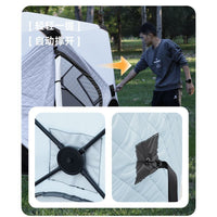 Insulated Hexagonal Ice Fishing Tent for Extreme Cold Weather Camping