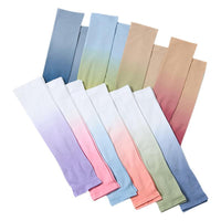 Unisex UV Protection Gradient Ice Silk Arm Sleeves for Outdoor Sports