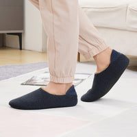 Men's Winter Warm Fleece Lined Non-Slip Indoor Slipper Socks