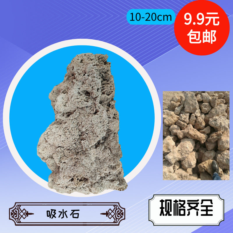 Natural Absorbent Stone for Miniature Landscapes and Garden Decor