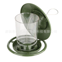 Automatic Transparent Plastic Outdoor Bird Feeder for Garden and Yard